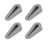 MeevrgR Set di 8 fermaporta in gomma per proteggere tutta la gomma, 8 pezzi, adatto per esterni e ufficio, protegge le pareti dai danni garantendo la sicurezza della porta del pavimento (grigio)