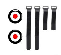 MeevrgR Set di bersagli per allenamento di calcio, 18 cm e 24 cm, TPE per dischi Bullseye con cinghie regolabili per calcio, hockey, porte da baseball (18 cm - 2 pezzi)