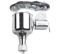 MeevrgR Staffa di montaggio a doppia luce per bicicletta, supporto regolabile in acciaio per faro anteriore e fanale posteriore, adatto per manubri o reggisella da 22-32 mm