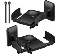 MeevrgR Supporto da parete per altoparlante Bose, per Klipsch, per JBL capacità di 20 kg, morsetto girevole e inclinabile ± 90° per altoparlanti da 5 a 11 pollici