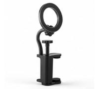 MeevrgR Supporto per chitarra con 12 magneti - Supporto magnetico regolabile a 360° nero ABS clip per leggio musicale, schemi di accordi, lezioni