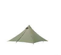 MeevrgR Tenda da campeggio piramidale ultra leggera per 2 persone, a doppia porta, con tessuto resistente agli strappi 210T e pali in lega di alluminio, impermeabile e resistente al vento, per