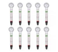 MeevrgR Termometro per acquario ad alta precisione, letture accurate per pesci, 10 pezzi, vetro di plastica, alta precisione, per prestazioni affidabili nel tempo