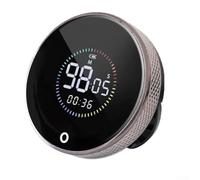 MeevrgR Timer da cucina ricaricabile, design minimalista, ricarica USB e controllo con un pulsante per cucinare, studiare, allenarsi (C)