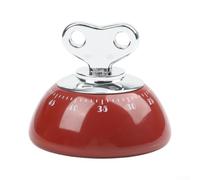 MeevrgR Timer meccanico magnetico da cucina per cucinare e cuocere, sveglia a forma di piattino con campana da 70 dB, promemoria uova senza batteria, per casa, ufficio e ianco, rosso, verde