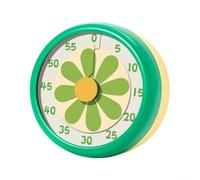 MeevrgR Timer visivo per bambini, conto alla rovescia da 60 minuti con disco arcobaleno per classe, ufficio, cucina, strumento di gestione del tempo per studiare e cucinare (B)