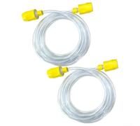 MeevrgR Tubo flessibile per aspirapolvere, 2,5 m, tubo ad alta pressione con connettori OEM 4.446-023.0 per Kärcher per PUZZI, ricambio serie 8/10/100/200 (2 pezzi)