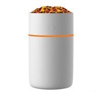 MeevrgR Umidificatore idratante con illuminazione LED colorata, funzionamento silenzioso da 230 ml, per creare un'atmosfera nutriente per casa, ufficio e auto (bianco)