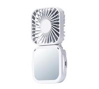 MeevrgR Ventilatore portatile per auto con tre velocità del vento, motore silenzioso e design del collo sospeso per un raffreddamento efficace e un migliore flusso d'aria durante l'uso del veicolo