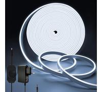 Meevt Striscia LED Neon 10M, 24V Strisce LED Bianco Fredda 6000K Esterno