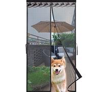 MEEYI Zanzariera Magnetica per Porte 70x245cm, Zanzare Tenda Magnetica Zanzariera Magnetica Rete Arresto Automatico Tenda Antizanzare Porta Finestra per Porte da Balcone Terrazze, Nero