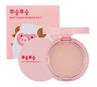 MEFACTORY Soft Finish Powder Pact 9g #Pink Korean Cosmetics Made in korea