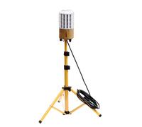 MeFard 100 W, proiettore di canto su treppiede, 12000 lumen, luce a 360 gradi. Utile per l'imprenditore e la famiglia. Utilizzato anche per eventi all'aperto/partito