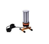 MeFard Proiettore canto LED 45 W, lampada da lavoro LED portatile, faretto canto, ultra luminoso 5400 lm, illuminazione 360°, IP64 impermeabile. (Copertura lattea 5400 lm)
