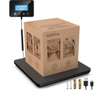 Mefine Bilancia Pesa Pacchi Digitale 200kg,Bilancia Postale Professionale con Funzione Mantieni Tara, Bilancia Pacchi di Precisione con Display LCD da Parete, per Magazzini, Bagagli & E-commerce