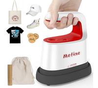 Mefine Mini Pressa a Caldo Termopressa Piccola per Magliette con 4 Impostazioni del Timer, Riscaldamento Rapido Mini Pressa di Calore Portatile per Scarpe, Cappelli, Borse, Cuscini e Artigianato