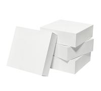 Mefleet Scatole regalo grandi con coperchio, 30,5 x 30,5 x 10,2 cm, confezione da 10 scatole quadrate extra profonde per vestiti e sciarpe, per regali di Natale, vacanze, compleanni, matrimoni,