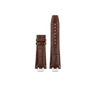 Mefloar Adatto for Maurice Lacroix AIKON AI6007 AI6008 AI6058 AI6038 1018 Cinturino for orologio in pelle/nylon(D Brown silver-no buckle,For AI6058)