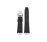 Mefloar Adatto for Maurice Lacroix AIKON AI6007 AI6008 AI6058 AI6038 1018 Cinturino for orologio in pelle/nylon(G Black Siver-Siver,For AI6007)