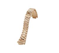 Mefloar Adatto for Patek Philippe Nautilus 5711/5712/5980 Cinturino for orologio in acciaio inossidabile 25X13mm(Rose gold)