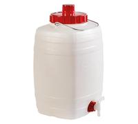 Fustino Bocca Larga Fusto con Maniglia e Rubinetto da Campeggio Picnic Trasporto