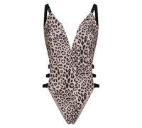 Mefui Costume da bagno Monokini 'scrub' Stampa Leopardato Marrone Donna