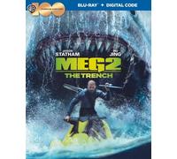 Meg 2: The Trench (Blu-ray + Digital) (Blu-ray) jason statham wu jing