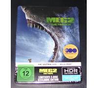 Meg 2 The Trench / La Profondità 4K blu ray+ ray Limitata steelbook Nuovo &