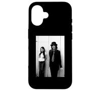 Meg & Jack White The White Stripes Rock Duo di Andy Willsher Custodia per iPhone 16