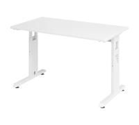 MEGA 612 W | Scrivania - regolabile in altezza Bianco/Bianco 120 x 67