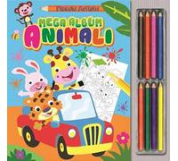 Mega album animali. Ediz. illustrata. Con matite