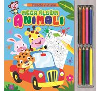 Mega album animali. Ediz. illustrata. Con matite