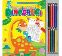 Mega album dinosauri. Ediz. illustrata. Con matite