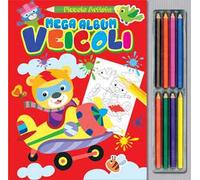 Mega album veicoli. Ediz. illustrata. Con matite