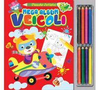 Mega album veicoli. Ediz. illustrata. Con matite