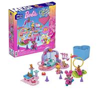 MEGA Barbie - Color Reveal Centro Cuccioli Lava e Addestra, include due mini bambole, cuccioli, anelli per le acrobazie, scooter e 15+ sorprese da costruire, giocattolo per bambini, 5+ anni, HHP89