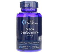 Mega Benfotiamina 250mg Life Extension 120 Caps