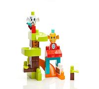 MEGA Bloks First Builders, Playset Parco Giochi con Lanciatore, 3 Scivoli e 29 Blocchi da Costruzione, Giocattolo per Bambini 1+ Anni, GKX70