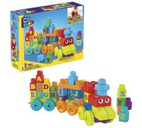 MEGA BLOKS First Builders Toddler Building Blocks Toy Set, ABC Learning Train wi
