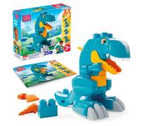 Mega Bloks Fisher-Price 3-in-1 Dinosauro T-Rex Costruisci e Divora