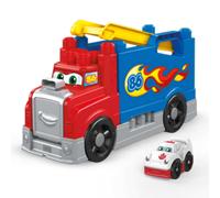 MEGA Bloks Fisher Price Bouwblokken voor peuters, speelgoedauto en baan, bouw- e