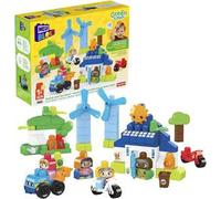 Mega Bloks-Green Town Casetta Eco Amici Bio, Costruisci e Impara con 92 Blocchi da Costruzione
