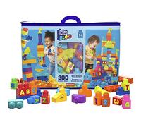 MEGA BLOKS - Sacca Eco Blocchi Grande, Set di Costruzioni con 300 Blocchi Grandi e Colorati, 1 Sacca per Contenerli, Giocattolo e Regalo per Bambini da 1 Anno in su, HHM97