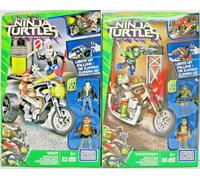 Mega-Bloks Teenage Mutant Ninja Turtles Bebop & Rocksteady NUOVO & IMBALLO OR...