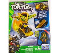 Mega-Bloks Teenage Mutant Ninja Turtles MIKEY Turbo Board NUOVO & IMBALLO ORI...