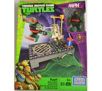 Mega-Bloks Teenage Mutant Ninja Turtles RAPH Dojo Combat NUOVO & IMBALLO ORIG...