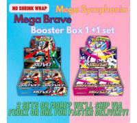 Mega Brave Symphonia Booster Box Set Carta Pokemon Giapponese NO SHRINK WRAP