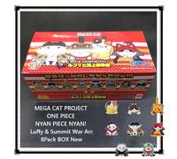 MEGA CAT PROJECT ONE PIECE NYAN PIECE NYAN Scatola da 8 pezzi Rufy & Summit ...