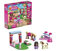 Mega Construx Barbie Maneggio con Ostacoli - Set Costruzioni con Micro Bambola, Cavallo e Pony - 68 Mattoncini + Accessori - Regalo Bambini 4+ Anni