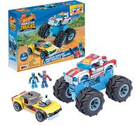 MEGA Construx Hot Wheels con Rodger Dodger e Monster Truck, 249 Mattoncini, Gioco da Costruzione per Bambini 5+Anni, GYG22
